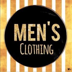 Mens shirts, t shirts, pants and shoes